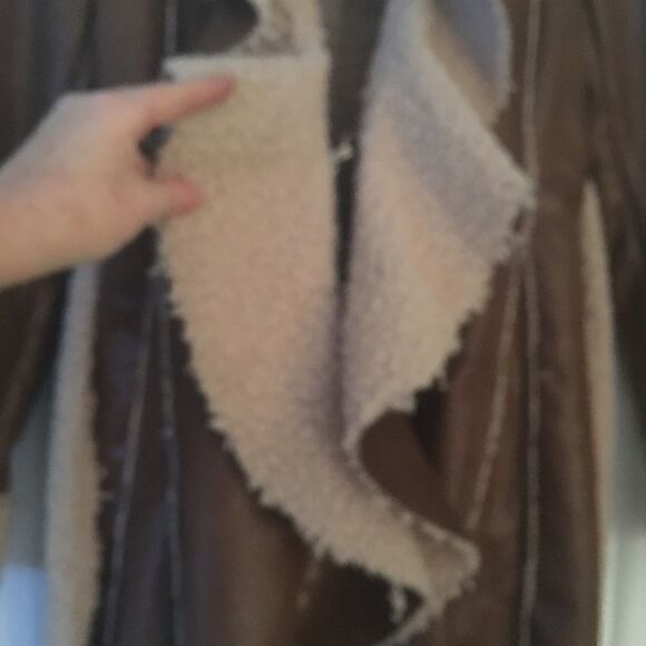 Ryu Anthropologie Faux Leather & Shearling - Picture 4 of 8